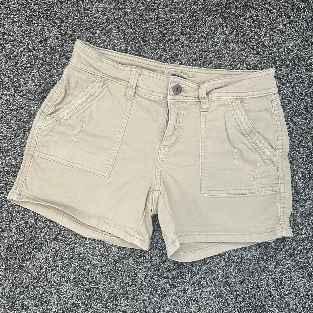 Size 5 Arizona light brown denim shorts